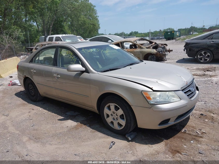 2009 Hyundai Sonata VIN 5NPET46C29H453574 IAAI salvage auction — FRONT END, Clear (Indiana), sold $400 on 2026-07-22 (photo 1)