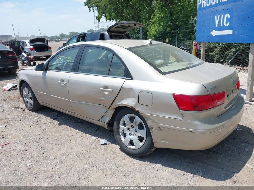2009 Hyundai Sonata VIN 5NPET46C29H453574 IAAI salvage auction — FRONT END, Clear (Indiana), sold $400 on 2026-07-22 (photo 3)
