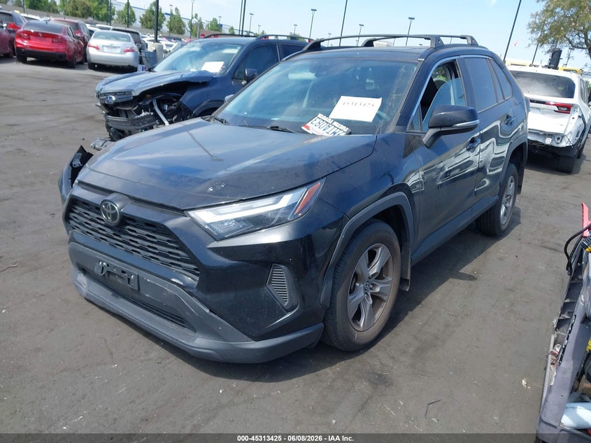 2024 Toyota Rav 4 VIN 2T3W1RFV2RC280951 IAAI salvage auction — RIGHT FRONT, Salvage Title, sold $11,900 on 2026-07-19 (photo 2)