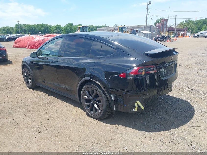 2022 Tesla Model x VIN 7SAXCBE57NF328517 IAAI salvage auction — REAR END, Salvage (Idaho), sold $17,200 on 2026-07-29 (photo 6)