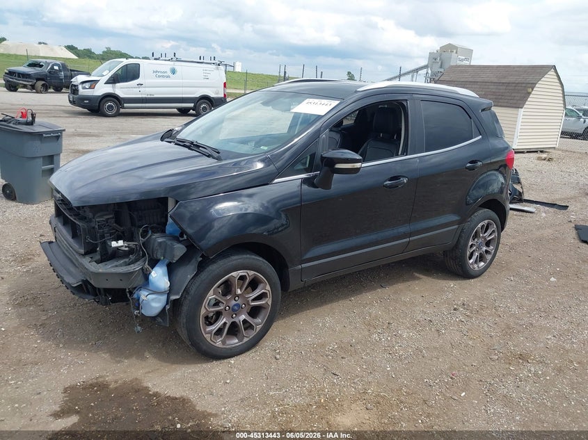 2019 Ford Ecosport VIN MAJ6S3KLXKC271118 IAAI salvage auction — FRONT END, Salvage Title, sold $25 on 2026-07-29 (photo 2)