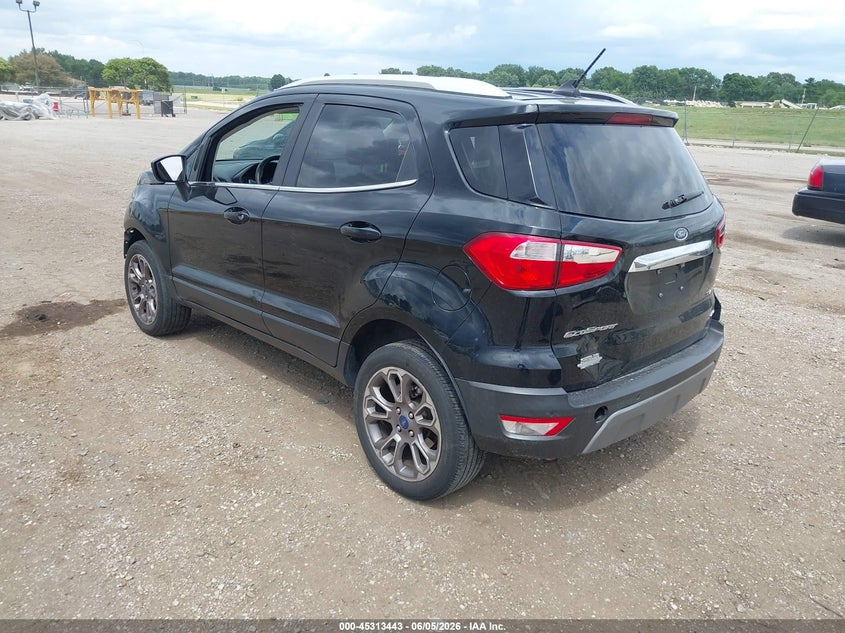 2019 Ford Ecosport VIN MAJ6S3KLXKC271118 IAAI salvage auction — FRONT END, Salvage Title, sold $25 on 2026-07-29 (photo 3)