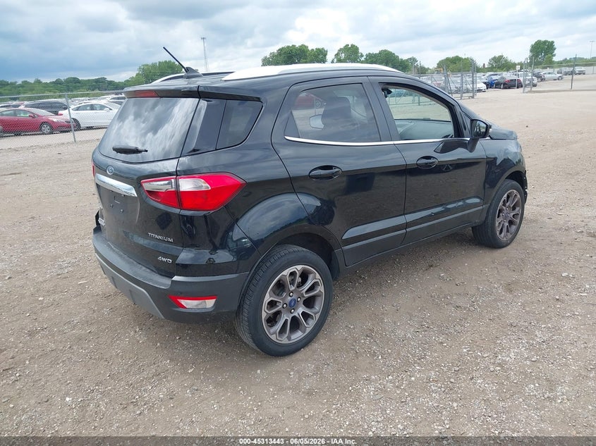 2019 Ford Ecosport VIN MAJ6S3KLXKC271118 IAAI salvage auction — FRONT END, Salvage Title, sold $25 on 2026-07-29 (photo 4)