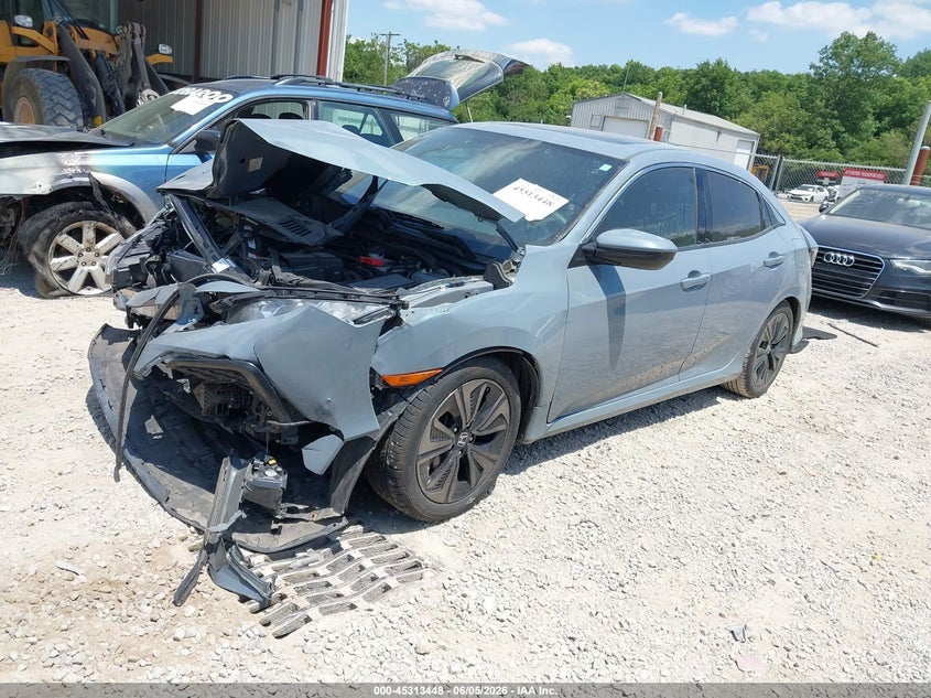 2017 Honda Civic VIN SHHFK7H57HU223306 IAAI salvage auction — FRONT END, Salvage Title, sold $2,875 on 2026-07-08 (photo 2)