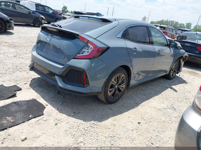 2017 Honda Civic VIN SHHFK7H57HU223306 IAAI salvage auction — FRONT END, Salvage Title, sold $2,875 on 2026-07-08 (photo 4)