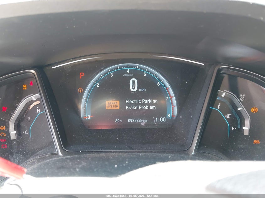2017 Honda Civic VIN SHHFK7H57HU223306 IAAI salvage auction — FRONT END, Salvage Title, sold $2,875 on 2026-07-08 (photo 7)