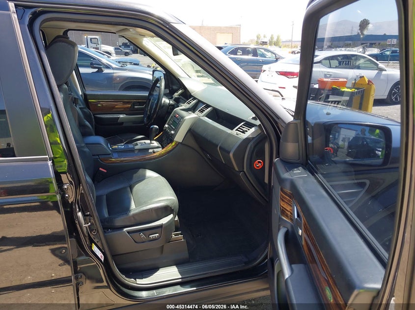 2008 Land rover Range rover sport VIN SALSK25408A186373 IAAI salvage auction — RIGHT FRONT, Salvage (California), sold $500 on 2026-07-06 (photo 5)