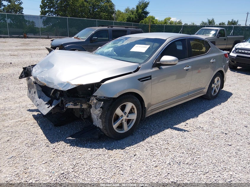 2015 Kia Optima VIN 5XXGM4A74FG384281 IAAI salvage auction — FRONT END, Salvage (Idaho), sold $250 on 2026-07-15 (photo 2)