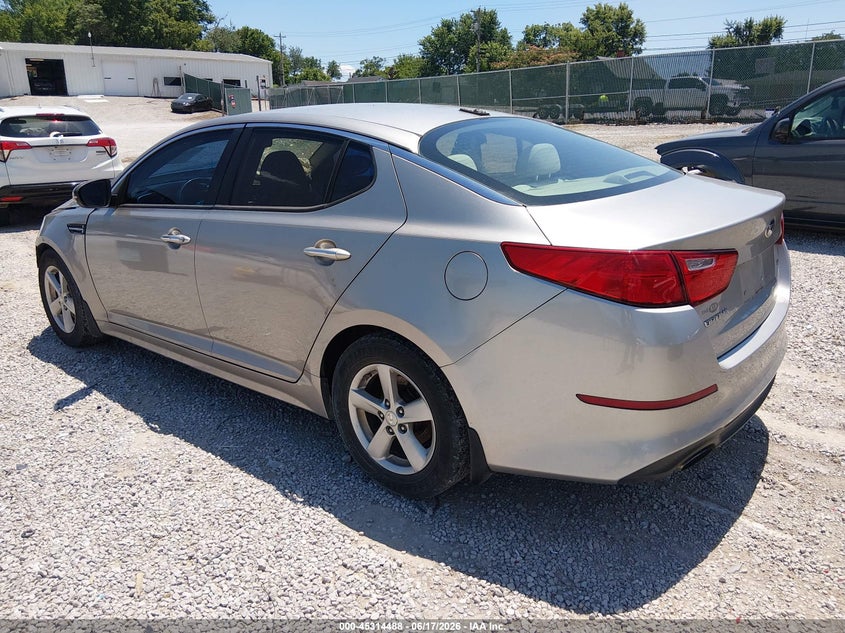 2015 Kia Optima VIN 5XXGM4A74FG384281 IAAI salvage auction — FRONT END, Salvage (Idaho), sold $250 on 2026-07-15 (photo 3)