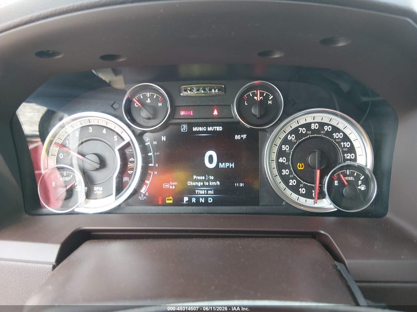 2013 Ram 2500 VIN 3C6UR5FCXDG560719 IAAI salvage auction — FRONT END, Salvage Title, sold $11,000 on 2026-07-29 (photo 7)