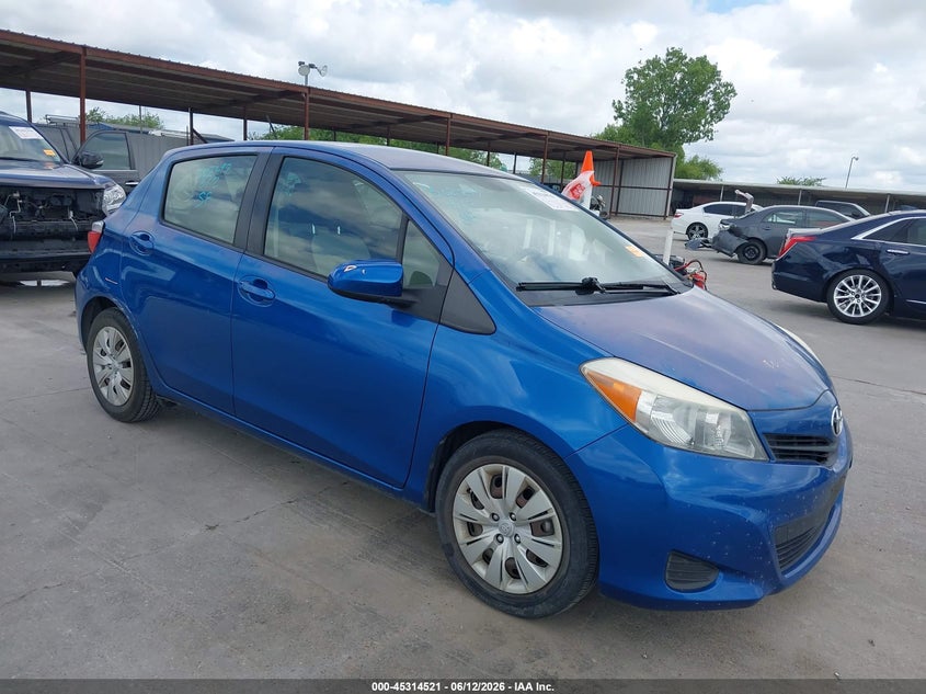 2013 Toyota Yaris VIN JTDKTUD36DD561118 IAAI salvage auction — REAR END, Original (Texas), sold $3,500 on 2026-07-22 (photo 1)