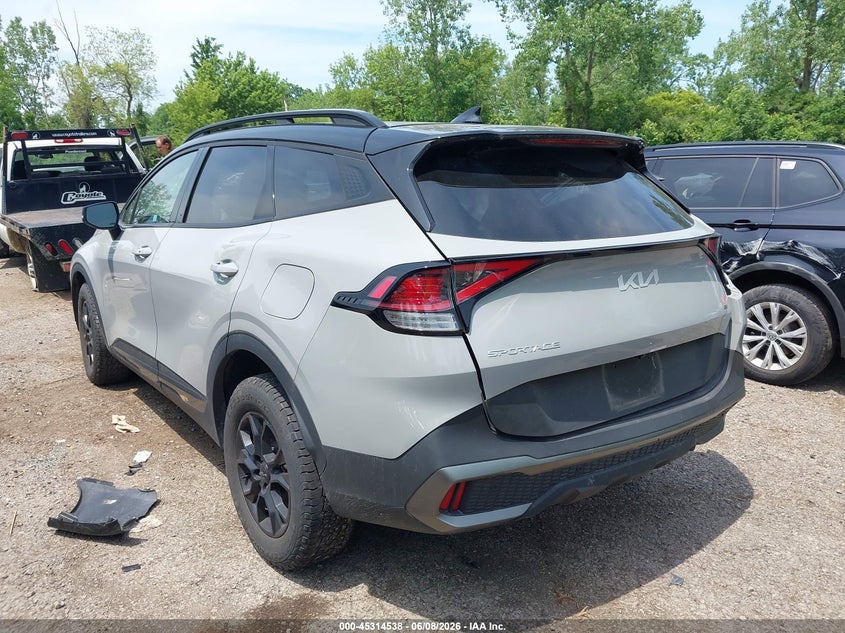 2023 Kia Sportage VIN 5XYK7CAF4PG084353 IAAI salvage auction — RIGHT SIDE, Salvage Title, sold $3,050 on 2026-07-21 (photo 3)