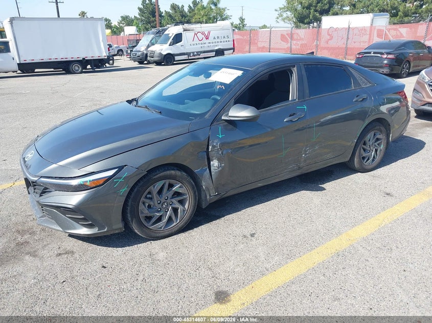 2024 Hyundai Elantra VIN KMHLM4DG6RU708383 IAAI salvage auction — LEFT SIDE, Salvage (California), sold $25 on 2026-07-28 (photo 2)