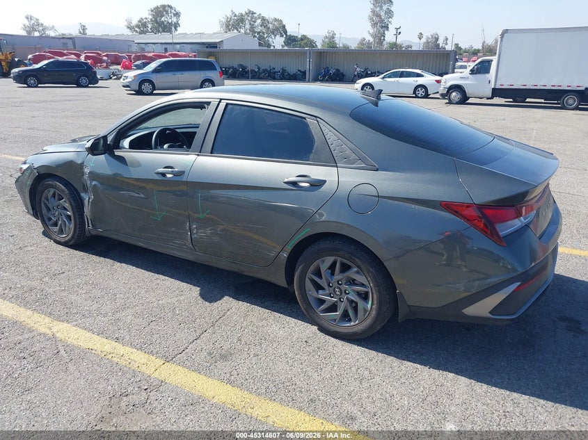 2024 Hyundai Elantra VIN KMHLM4DG6RU708383 IAAI salvage auction — LEFT SIDE, Salvage (California), sold $25 on 2026-07-28 (photo 3)