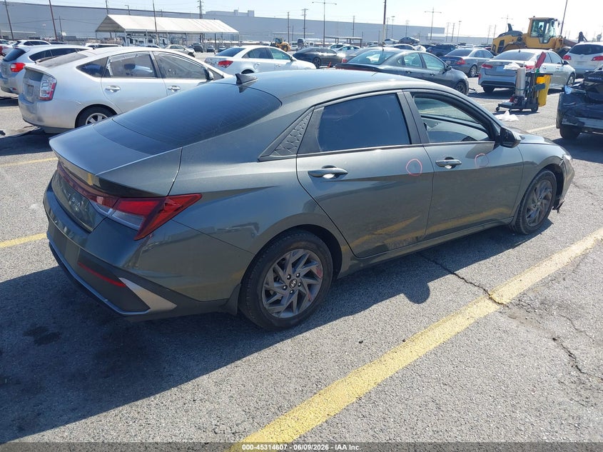 2024 Hyundai Elantra VIN KMHLM4DG6RU708383 IAAI salvage auction — LEFT SIDE, Salvage (California), sold $25 on 2026-07-28 (photo 4)