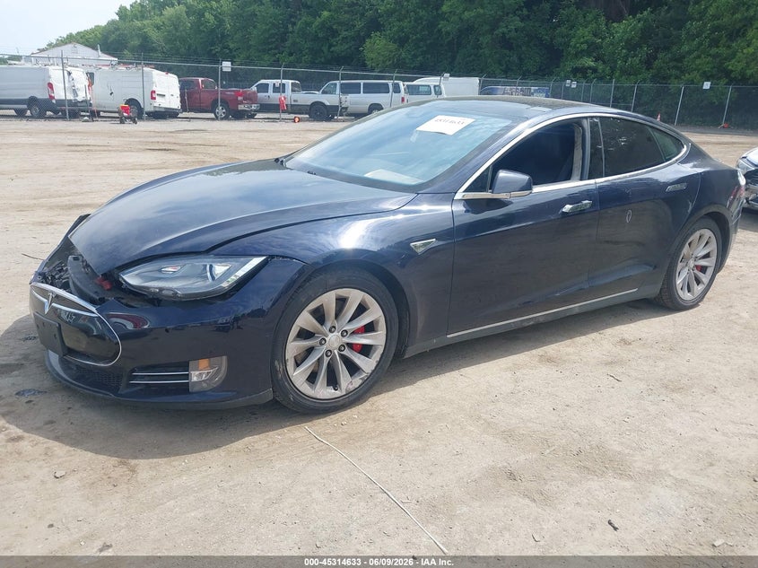 2014 Tesla Model s VIN 5YJSA1H2XEFP65808 IAAI salvage auction — FRONT END, Salvage - Greater Than 75% (Maryland), sold $1,350 on 2026-07-23 (photo 2)