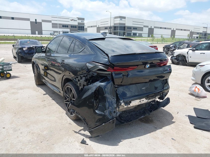 2020 BMW X6 m VIN 5YMCY0C01L9D13554 IAAI salvage auction — REAR END, Original (Texas), sold $40,000 on 2026-08-24 (photo 3)
