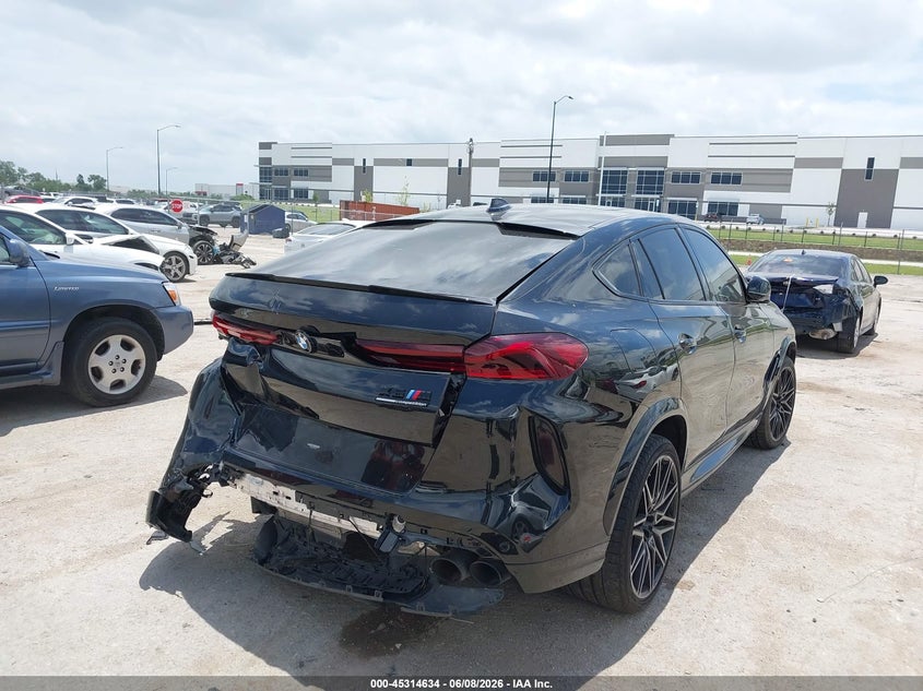 2020 BMW X6 m VIN 5YMCY0C01L9D13554 IAAI salvage auction — REAR END, Original (Texas), sold $40,000 on 2026-08-24 (photo 4)