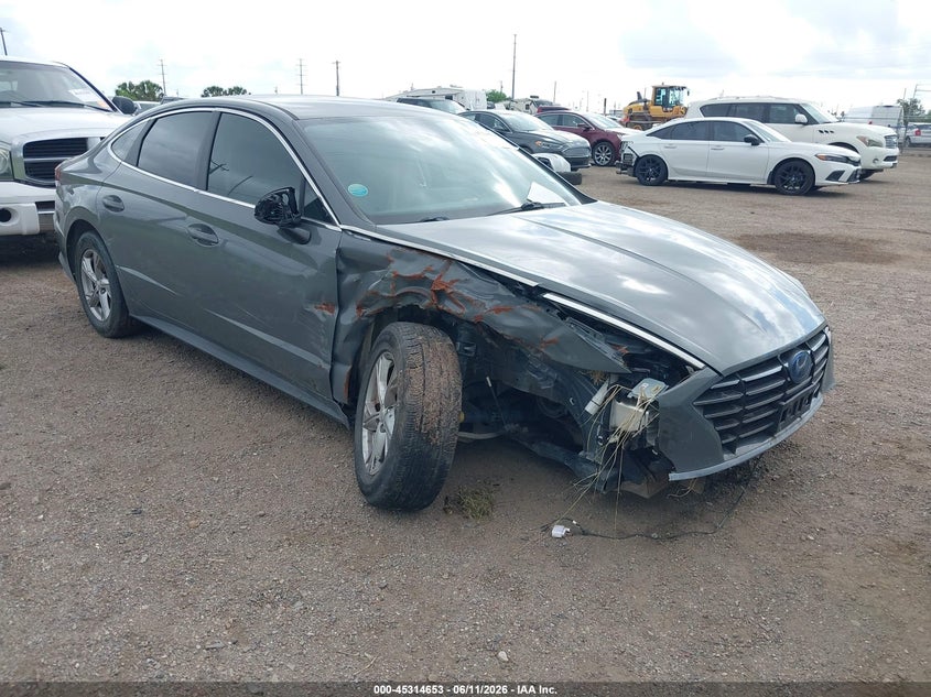 2021 Hyundai Sonata VIN 5NPEG4JA8MH076509 IAAI salvage auction — NORMAL WEAR, Original (Texas), sold $1,225 on 2026-07-07 (photo 1)