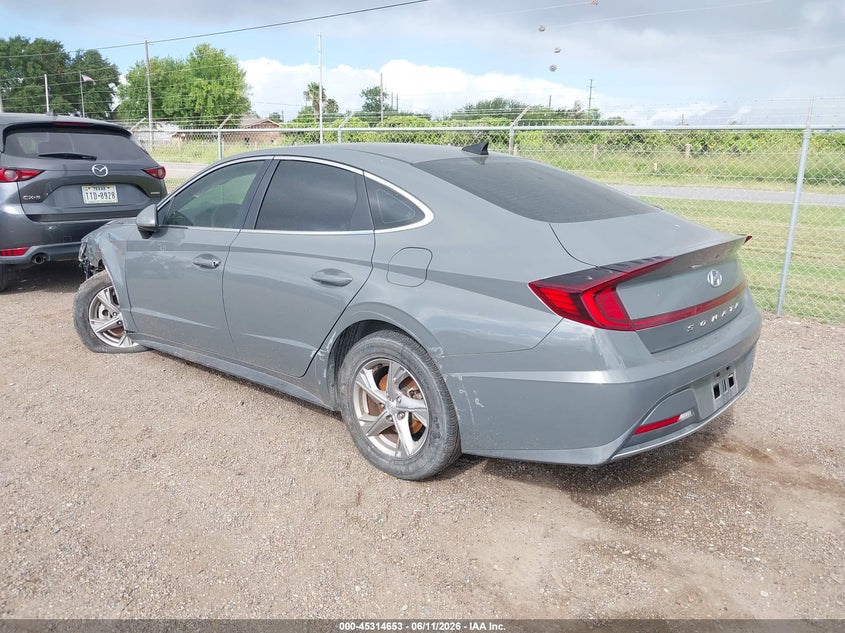 2021 Hyundai Sonata VIN 5NPEG4JA8MH076509 IAAI salvage auction — NORMAL WEAR, Original (Texas), sold $1,225 on 2026-07-07 (photo 3)