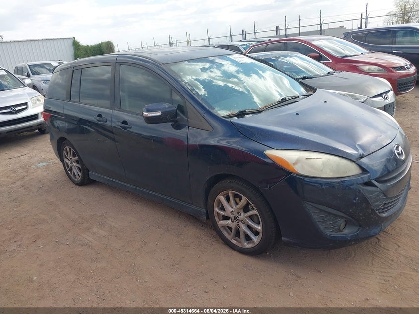 2015 Mazda 5 VIN JM1CW2DL6F0179519 IAAI salvage auction — NORMAL WEAR, Salvage Title, sold $300 on 2026-07-09 (photo 1)