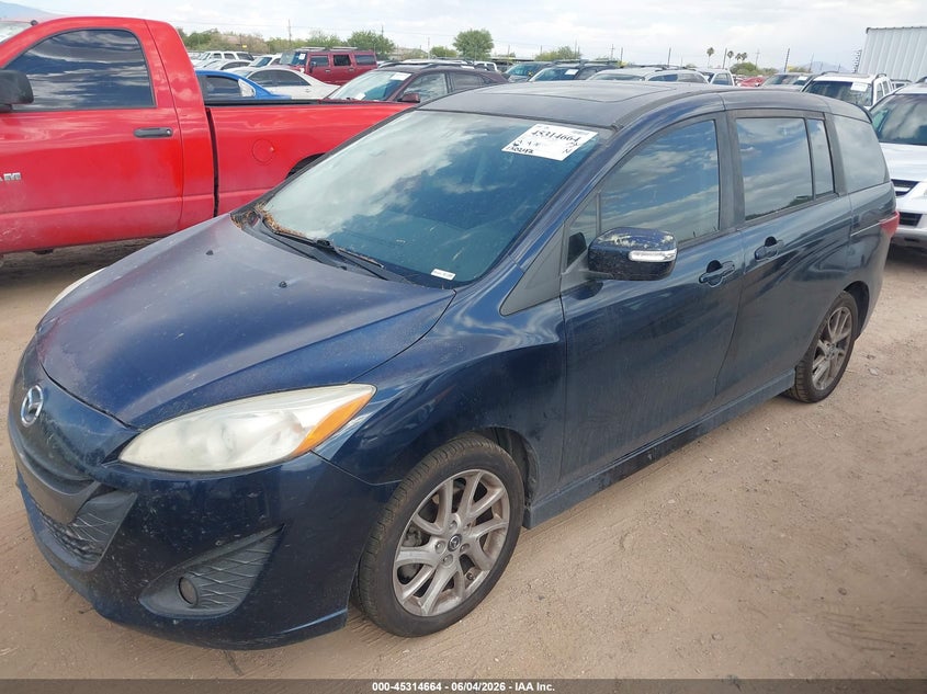 2015 Mazda 5 VIN JM1CW2DL6F0179519 IAAI salvage auction — NORMAL WEAR, Salvage Title, sold $300 on 2026-07-09 (photo 2)
