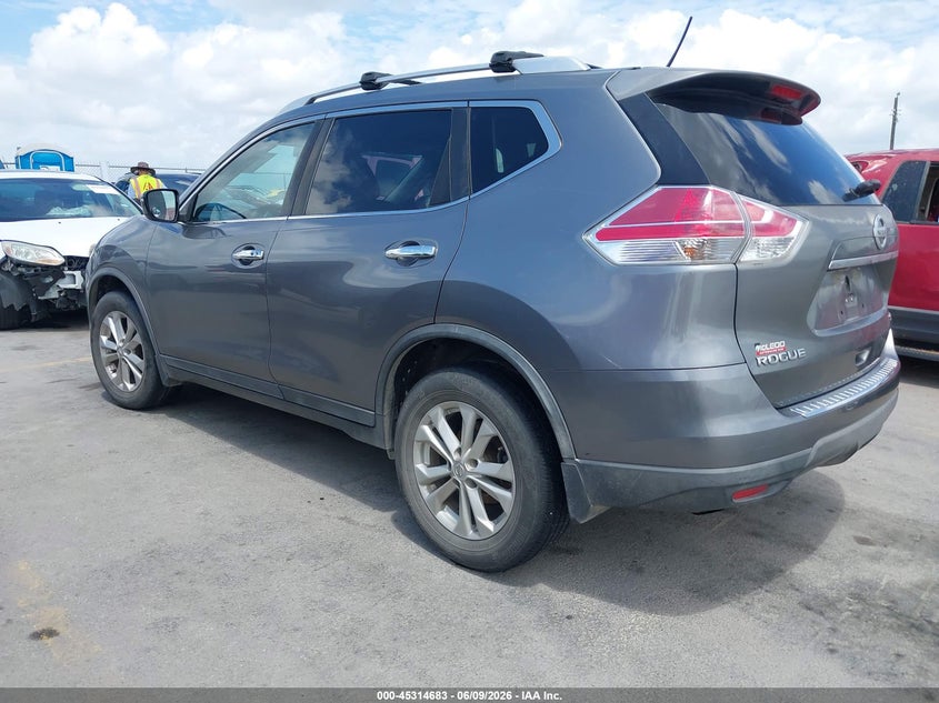 2016 Nissan Rogue VIN KNMAT2MV6GP676970 IAAI salvage auction — NORMAL WEAR, Salvage Title, sold $2,100 on 2026-07-23 (photo 3)
