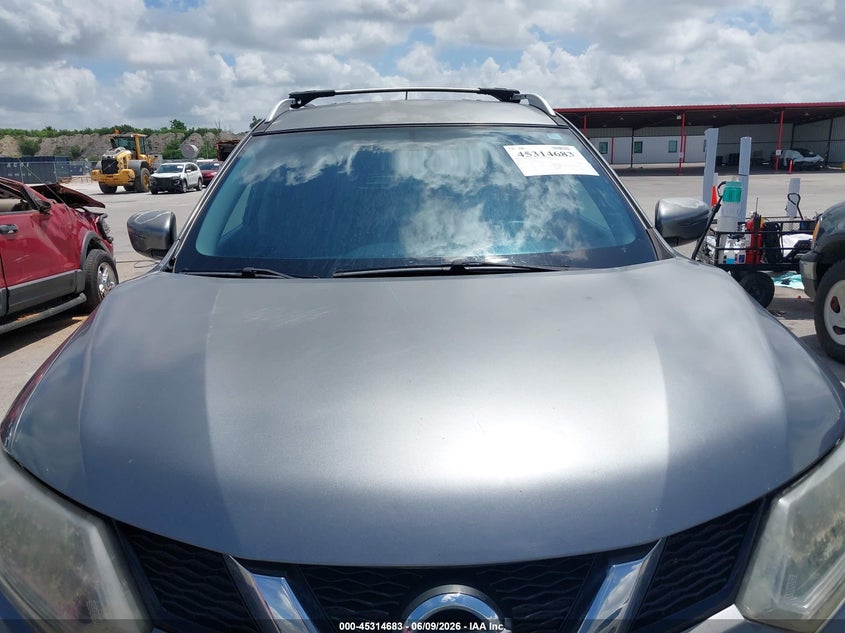 2016 Nissan Rogue VIN KNMAT2MV6GP676970 IAAI salvage auction — NORMAL WEAR, Salvage Title, sold $2,100 on 2026-07-23 (photo 6)
