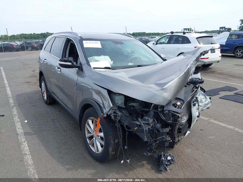 2017 Kia Sorento VIN 5XYPG4A39HG329571 IAAI salvage auction — FRONT END, Salvage (Pennsylvania), sold $425 on 2026-07-06 (photo 1)