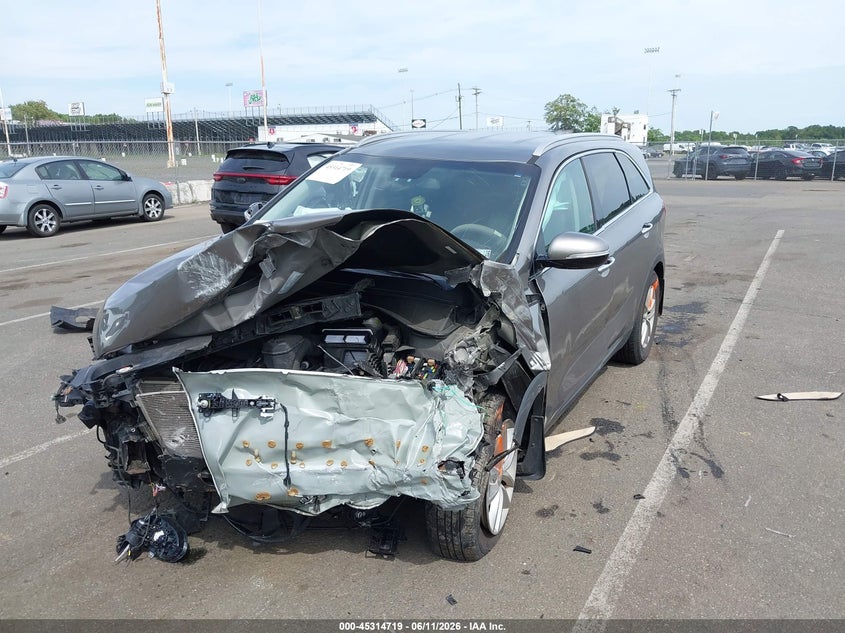 2017 Kia Sorento VIN 5XYPG4A39HG329571 IAAI salvage auction — FRONT END, Salvage (Pennsylvania), sold $425 on 2026-07-06 (photo 2)