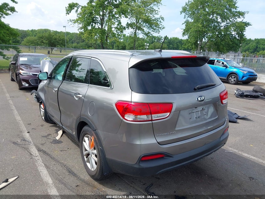 2017 Kia Sorento VIN 5XYPG4A39HG329571 IAAI salvage auction — FRONT END, Salvage (Pennsylvania), sold $425 on 2026-07-06 (photo 3)