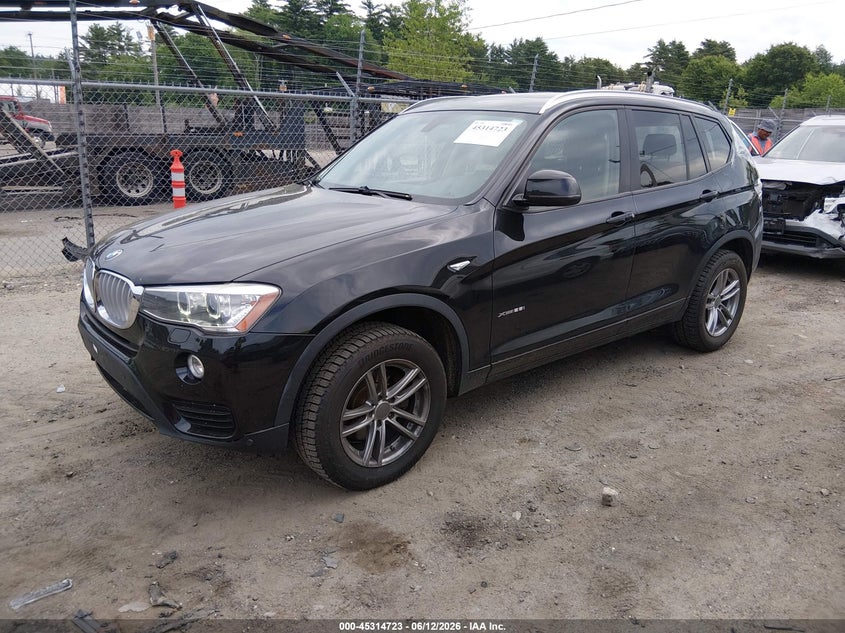 2016 BMW X3 VIN 5UXWX9C5XG0D92658 IAAI salvage auction — REAR END, Salvage Title, sold $450 on 2026-07-24 (photo 2)