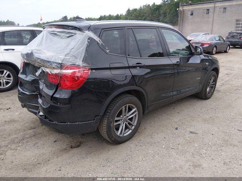 2016 BMW X3 VIN 5UXWX9C5XG0D92658 IAAI salvage auction — REAR END, Salvage Title, sold $450 on 2026-07-24 (photo 4)