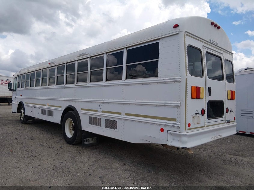 2013 Thomas Transit bus VIN 1T88S2E20D1155245 IAAI salvage auction — SIDE, Sf97 (Texas), sold $16,000 on 2026-07-07 (photo 3)