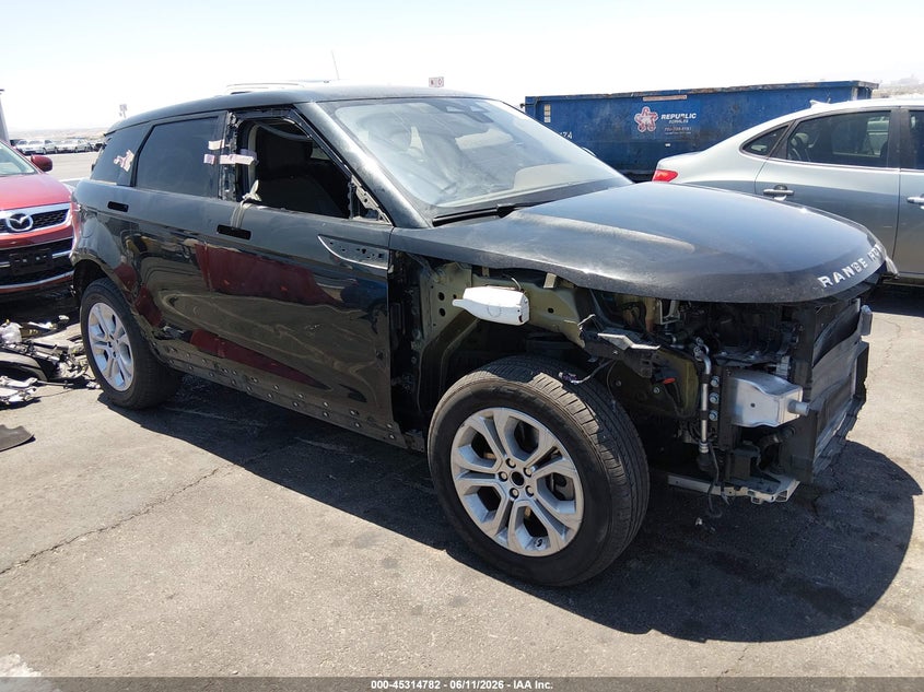 2021 Land rover Range rover evoque VIN SALZJ2FX3MH124056 IAAI salvage auction — FRONT END, Salvage (Nevada), sold $6,875 on 2026-07-31 (photo 1)