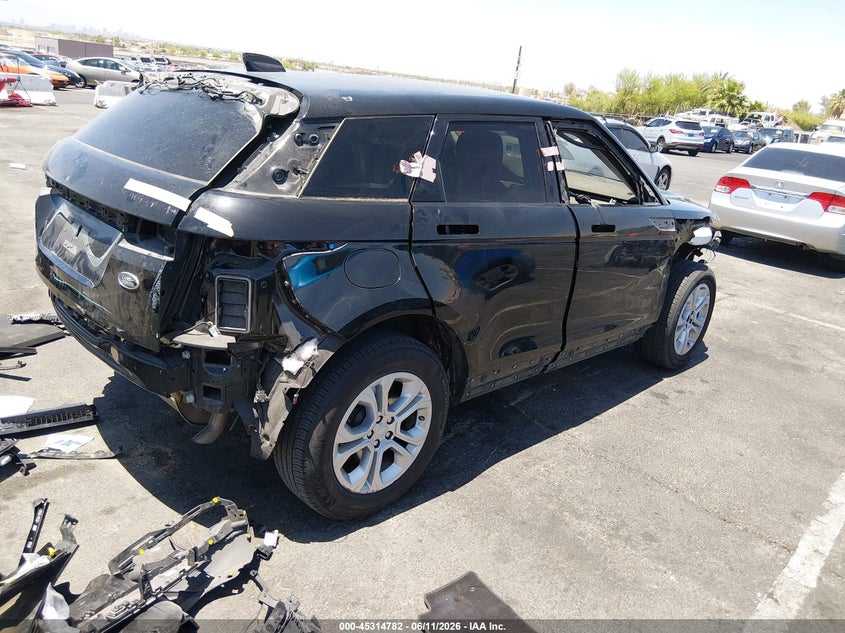 2021 Land rover Range rover evoque VIN SALZJ2FX3MH124056 IAAI salvage auction — FRONT END, Salvage (Nevada), sold $6,875 on 2026-07-31 (photo 4)