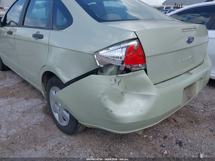 2010 Ford Focus VIN 1FAHP3EN2AW117703 IAAI salvage auction — REAR END, Original (Texas), sold $500 on 2026-07-10 (photo 6)