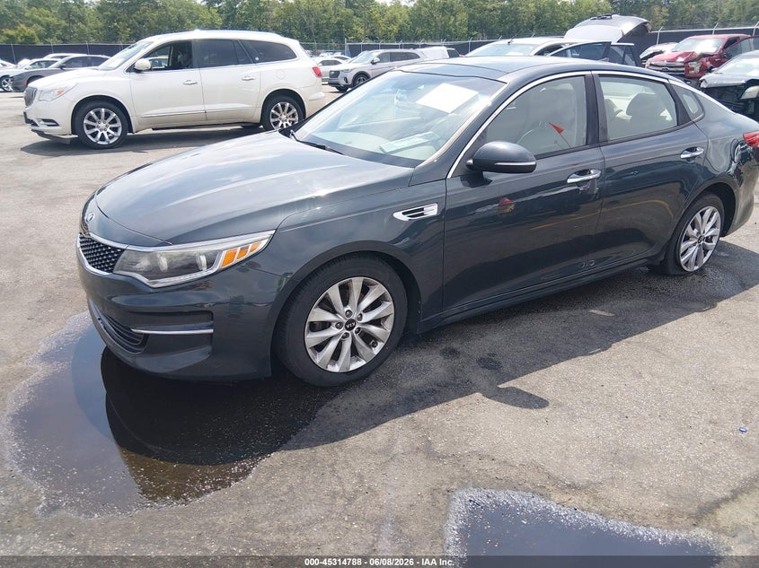 2016 Kia Optima VIN 5XXGU4L34GG007526 IAAI salvage auction — RIGHT SIDE, Salvage (South Carolina), sold $1,050 on 2026-07-22 (photo 2)