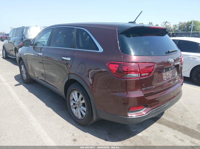 2019 Kia Sorento VIN 5XYPG4A33KG537307 IAAI salvage auction — FRONT END, Salvage Title, sold $1,250 on 2026-07-23 (photo 3)