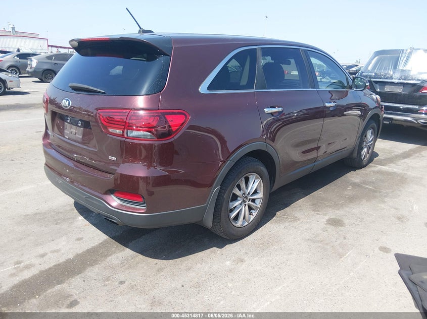 2019 Kia Sorento VIN 5XYPG4A33KG537307 IAAI salvage auction — FRONT END, Salvage Title, sold $1,250 on 2026-07-23 (photo 4)