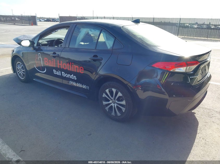 2022 Toyota Corolla VIN JTDEAMDEXNJ047067 IAAI salvage auction — FRONT END, Salvage Title, sold $2,300 on 2026-07-14 (photo 3)