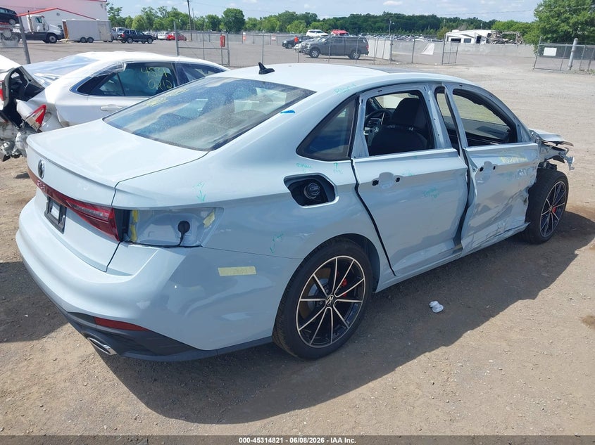 2026 Volkswagen Jetta VIN 3VW1M7BU8TM026510 IAAI salvage auction — SIDE, Salvage (Virginia), sold $8,000 on 2026-07-28 (photo 4)
