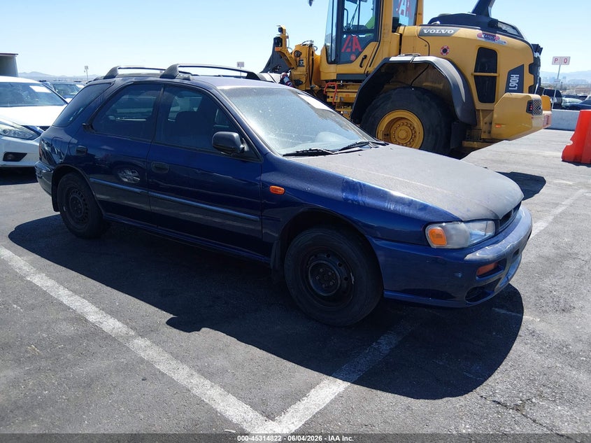 2000 Subaru Impreza VIN JF1GF4359YH800505 IAAI salvage auction — NORMAL WEAR, Regular (Nevada), sold $25 on 2026-07-17 (photo 1)