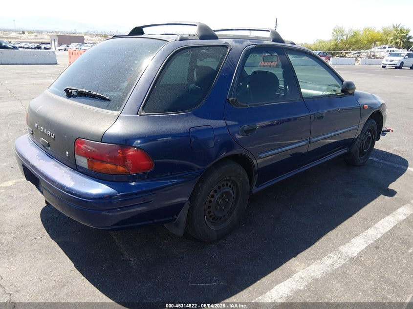 2000 Subaru Impreza VIN JF1GF4359YH800505 IAAI salvage auction — NORMAL WEAR, Regular (Nevada), sold $25 on 2026-07-17 (photo 4)