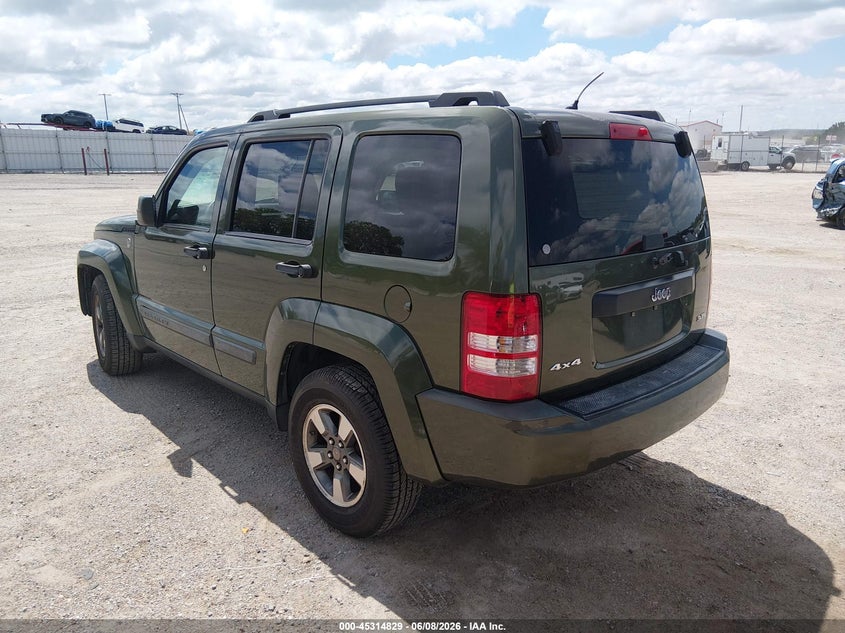 2008 Jeep Liberty (north america) VIN 1J8GN28K98W269150 IAAI salvage auction — FRONT END, Certificate Of Title (Nebraska), sold $550 on 2026-07-09 (photo 3)