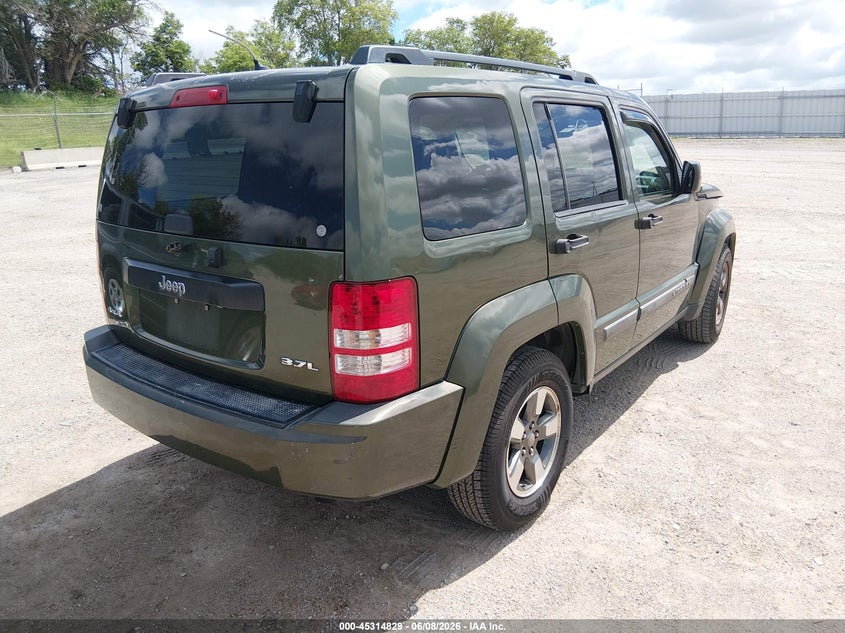2008 Jeep Liberty (north america) VIN 1J8GN28K98W269150 IAAI salvage auction — FRONT END, Certificate Of Title (Nebraska), sold $550 on 2026-07-09 (photo 4)