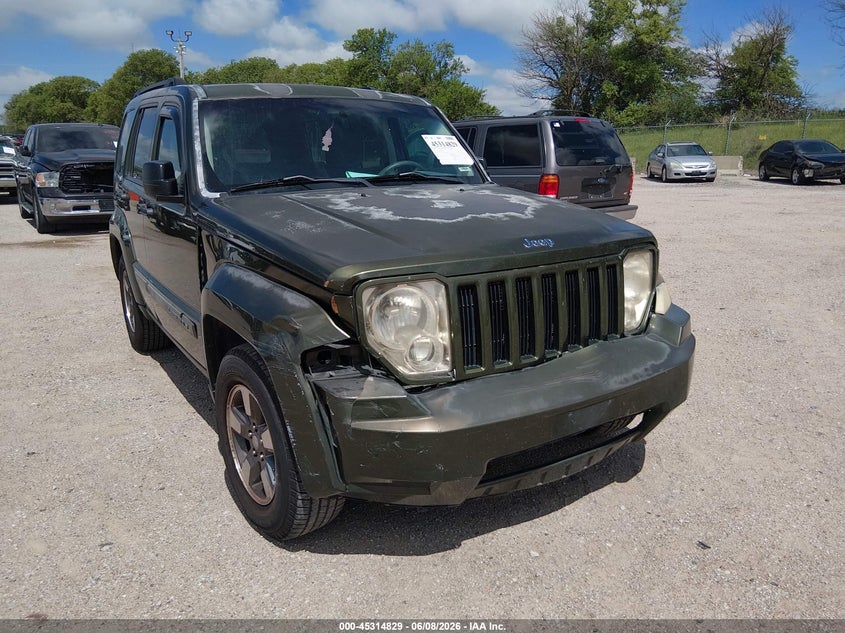 2008 Jeep Liberty (north america) VIN 1J8GN28K98W269150 IAAI salvage auction — FRONT END, Certificate Of Title (Nebraska), sold $550 on 2026-07-09 (photo 6)