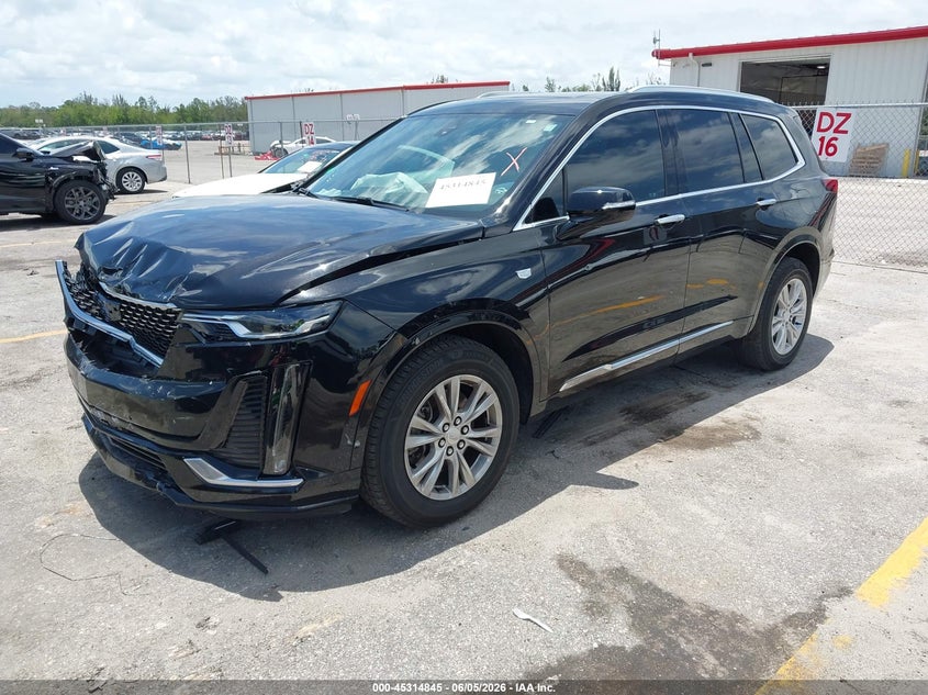 2024 Cadillac Xt6 VIN 1GYKPAR47RZ700276 IAAI salvage auction — FRONT END, Rebuildable (Florida), sold $7,000 on 2026-07-29 (photo 2)