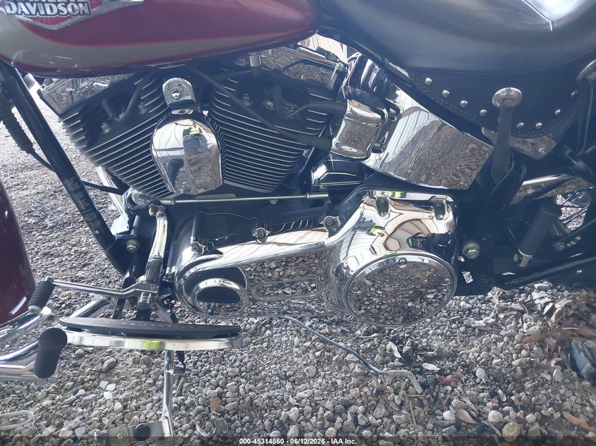 2009 Harley-davidson Flstc VIN 1HD1BW5189Y046742 IAAI salvage auction — RIGHT SIDE, Salvage (Louisiana), sold $1,950 on 2026-07-07 (photo 9)