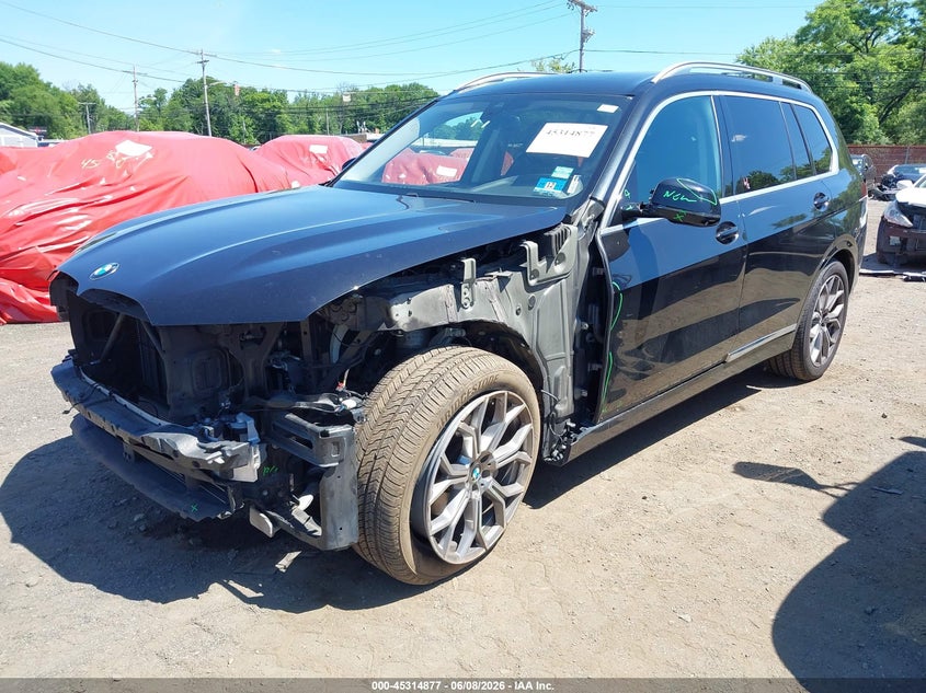2020 BMW X7 VIN 5UXCW2C00L9A02075 IAAI salvage auction — FRONT END, Salvage Title, sold $15,100 on 2026-07-29 (photo 2)